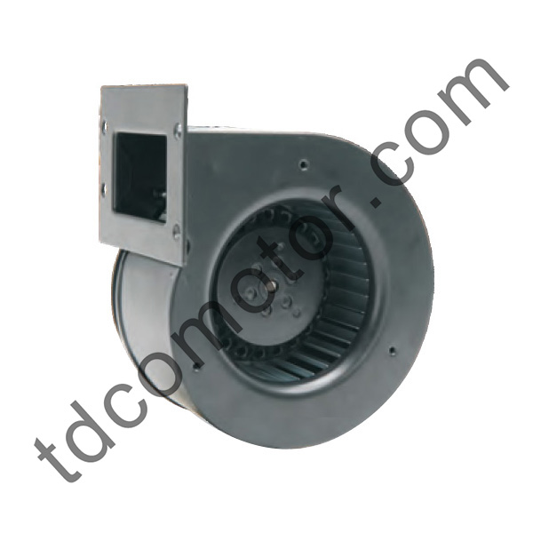 120 mm střídavý dopředu zahnutý radiální ventilátor s spirální spirálou