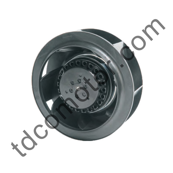 175 mm AC zpětně zakřivený odstředivý ventilátor
