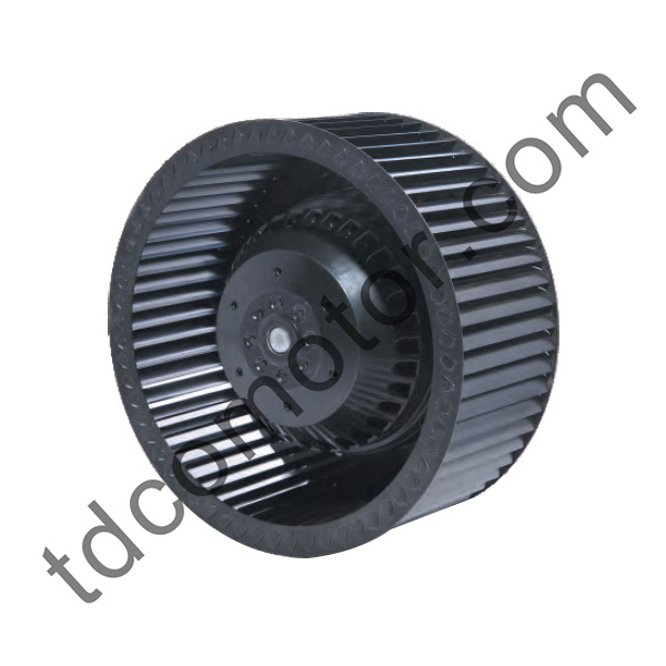 250 mm střídavý dopředu zahnutý radiální ventilátor
