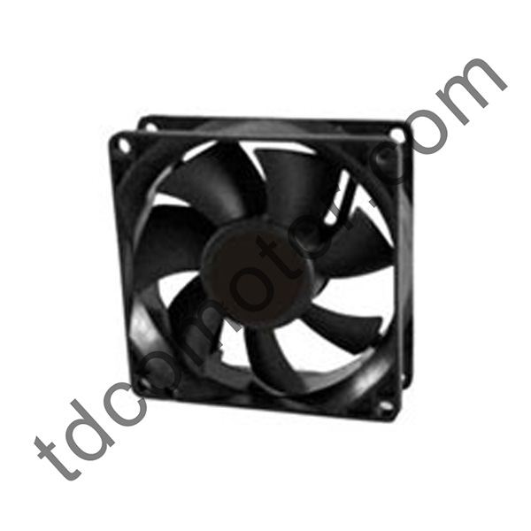 Axiální ventilátor DC 80x80x25 YZ-8025D s kuličkovým ložiskem